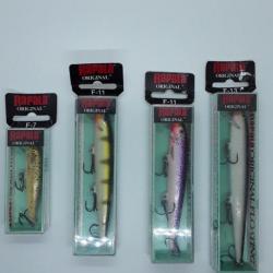 Leurres Rapala x4 (Original )