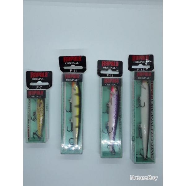 Leurres Rapala x4 (Original )