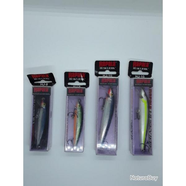 Leurres Rapala x4 (Husky Jerk )