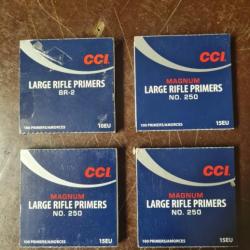 Lot Amorces CCI Large Rifle