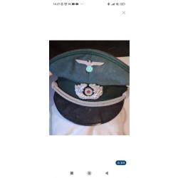 Casquette d'officier allemand ww2