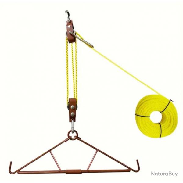 Systme de Dpeage pour Gibiers Capacit de Levage de 226.8 kg Sanglier Cerf etc...