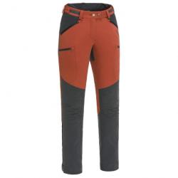 Pantalon Fonctionnel Gris/Terracotta pour Femme Abisko Brenton Pinewood - 36