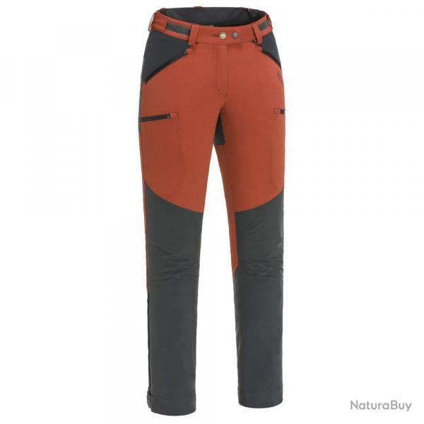 Pantalon Fonctionnel Gris/Terracotta pour Femme Abisko Brenton Pinewood - 36