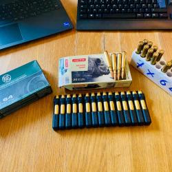 Lot de munitions 7x64 Norma, RWS, S&B, R.P