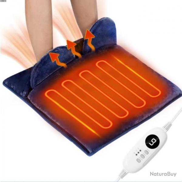 Chauffe Pied Electrique,2 en 1 Chauffe-Pieds et Coussin Chauffant lectrique
