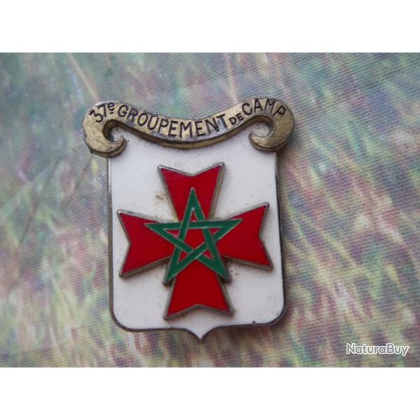 insigne militaire 37 me Groupement de camp - Delsart G 2000