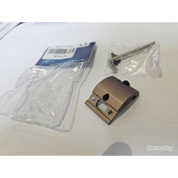 Support lampe tactique ELEMENT (couleur FDE) pour lampe type SUREFIRE