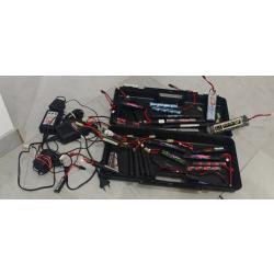 Gros lot batteries Lipo et nimh airsoft et chargeurs