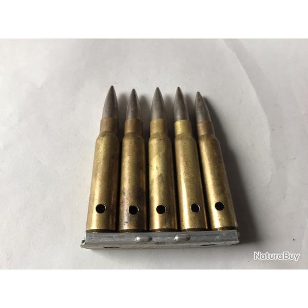 VENDU PAR LE-CUIRASSIER N 9 CLIP  DE 5 BALLES CALIBRE 7,5 X 54    3-73