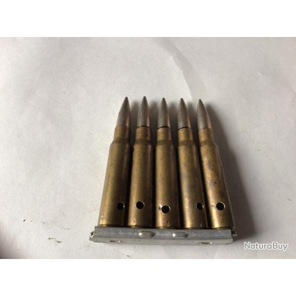 VENDU PAR LE-CUIRASSIER N 1 CLIP  DE 5 BALLES CALIBRE 7,5 X 54    3-39