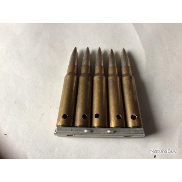 VENDU PAR LE-CUIRASSIER N 13 CLIP  DE 5 BALLES CALIBRE 7,5 X 54    2-73