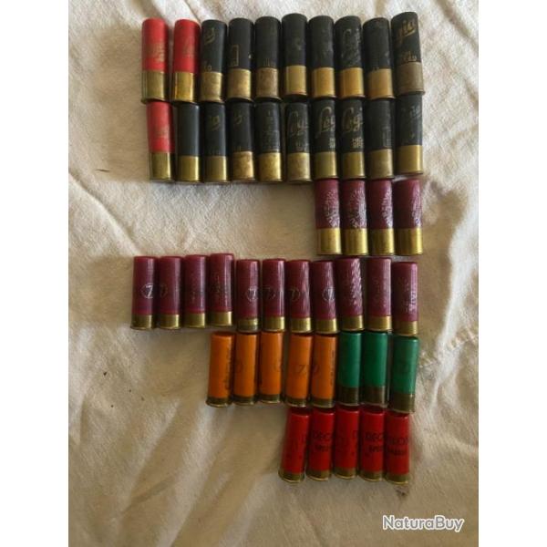 1- Lot de Cartouches de chasse Calibre 12 plomb 7