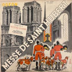 33T MESSE DE SAINT HUBERT enregistré à Notre-Dame de Paris
