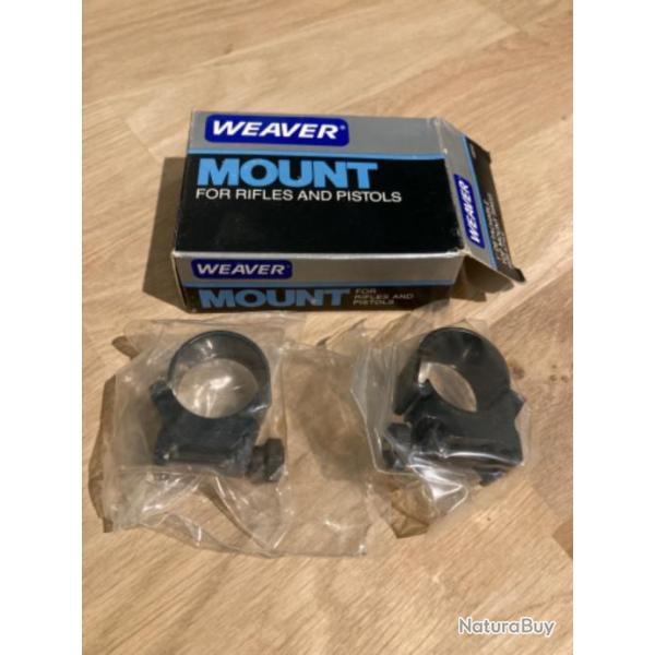 Colliers Weaver Dtachable USA diamtre 1 pouce/rail 21mm