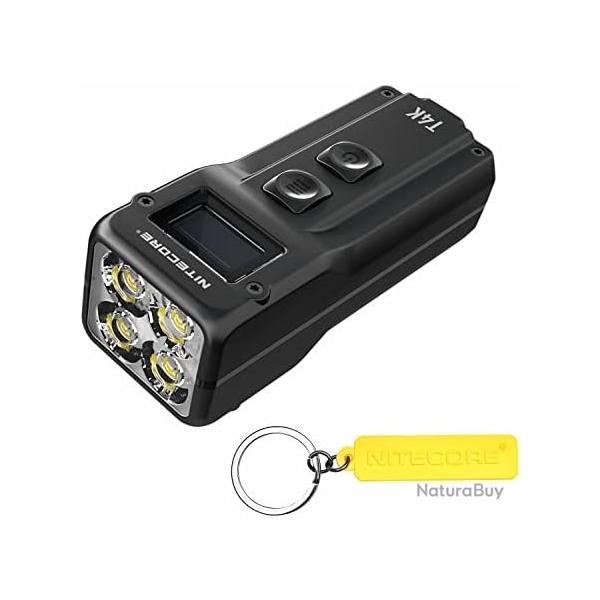 Nitecore T4K 4000 Lumen LED USB-C rechargeable EDC porte-cls lampe de poche