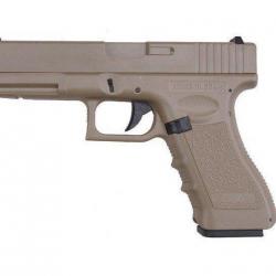 Réplique airsoft G18C AEP Tan Électrique (Cyma)