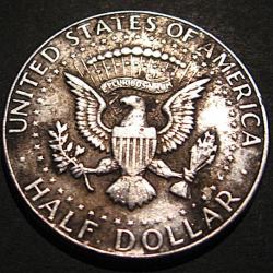 Amerique  half dollar JF Kennedy  1964 TTB+ (argent)