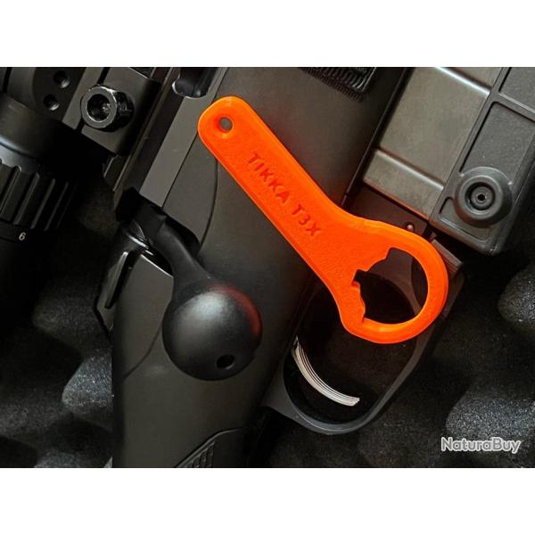 Armeur dsarmeur decocker culasse TIKKA T3X orange