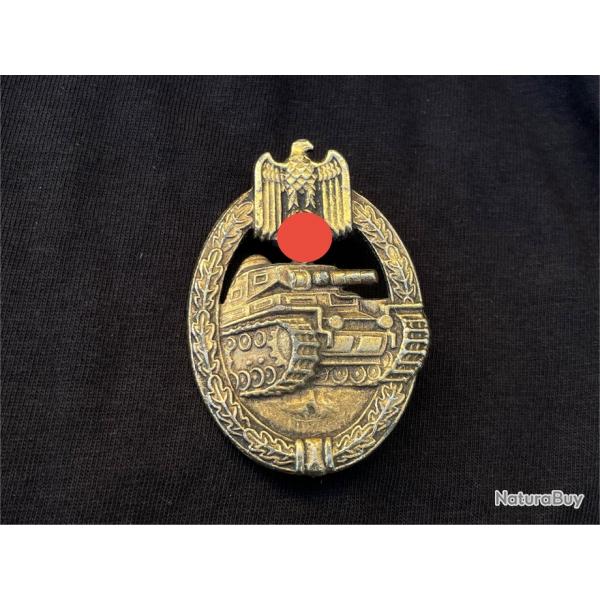 Reproduction - Badge panzer classe bronze - Allemand WW2