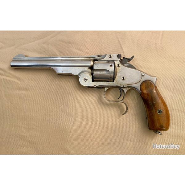 Smith & Wesson N3 New Model 3me type calibre 44 russian nickel