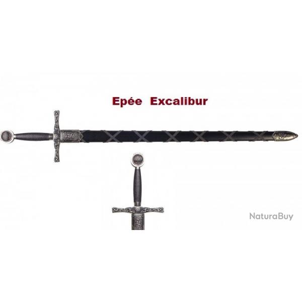 Epe Excalibure avec fourreau Noir tress de 110 cm