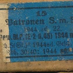 BOITE VIDE TBE 7,92x57 MAUSER  1944 ad SmE