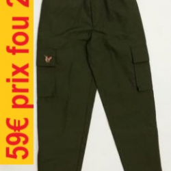 Pantalon/Fuseau SOMLYS kaki 40     ref  556-S40