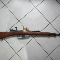 Carabine Carcano modèle 1891/24 TS troupes spéciales calibre 6.5 x 52 carcano catégorie D