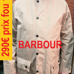 VESTE "BARBOUR"  BEAUFORT  COTON MASTIC  L    A963/L