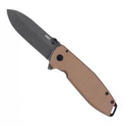 Couteau CRKT Squid XM (blackwashed), Couleur brun [CRKT]