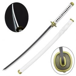 KATANA DECO LAME ACIER ET LED MOTIF ONE PIECE