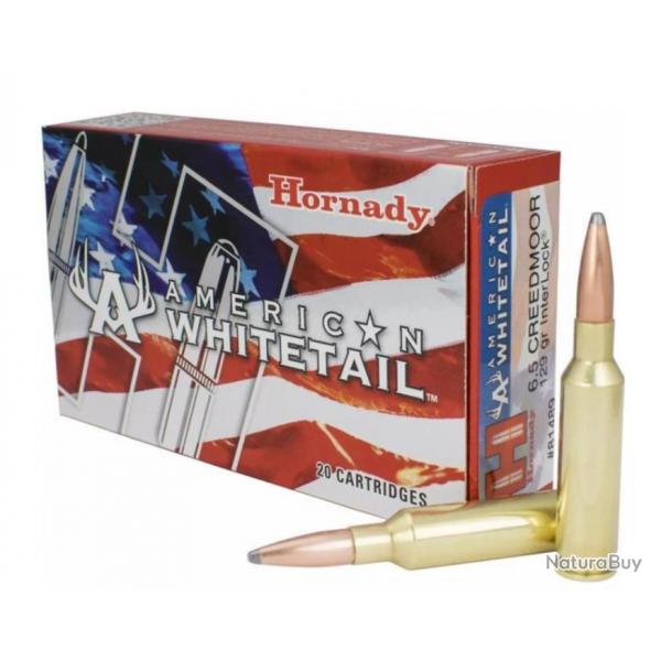 20 Munitions HORNADY Cal.6.5 Creedmoor -129 gr InterLock  #81489