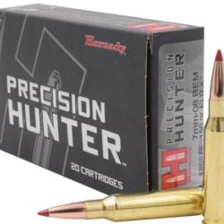 20 Munitions HORNADY Cal. 7mm-08 Rem  - 150 gr ELD-X PRECISION HUNTER  #85578