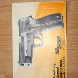 notice origine SIG SAUER P226 SIG SAUER P 226 en FRANCAIS - VENDU PAR JEPERCUTE (a7424)