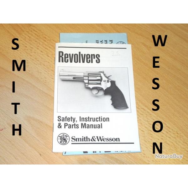 notice origine revolver SMITH & WESSON - VENDU PAR JEPERCUTE (a7417)