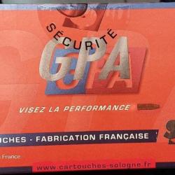 SOLOGNE GPA Calibre 30-06180grs - Boite de 20 Cartouches