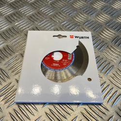 Disque 125mm diamant diamentes ceram-d pour disqueuse wurth 0668061125 neuf