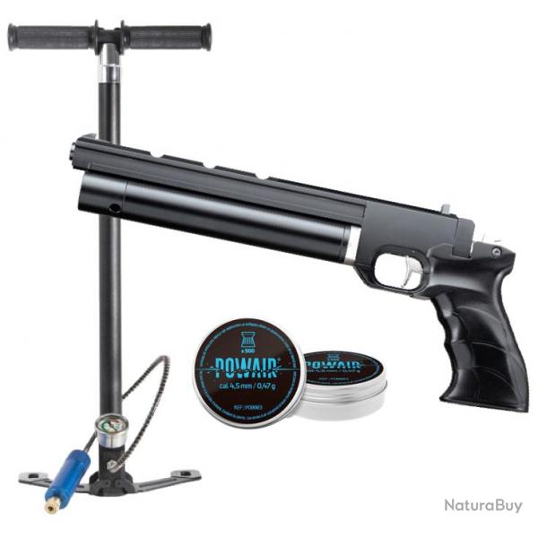 Pack Pistolet PCP - PP700S + Pompe + Plombs 5,5MM