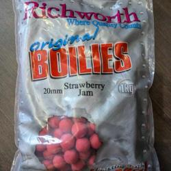 Boilies 20mm RICHWORTH / STRAWBERRY JAM / 1 kgs