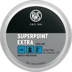 1 Boite de Plombs RWS Superpoint Extra 4.5mm