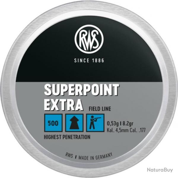 1 Boite de Plombs RWS Superpoint Extra 4.5mm