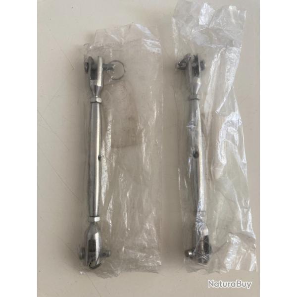 2 Ridoirs inox  2 chapes