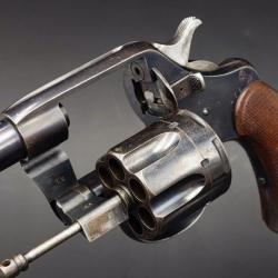 WW1 REVOLVER COLT MODELE 1892 PATENT 1888 DE 1894 POINCON L.E.B. 1917 CALIBRE 38 LONG COLT / 9.5MM -