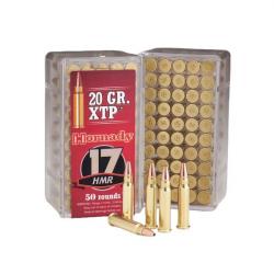 BOITE DE 50 CARTOUCHES HORNADY XTP CAL.17HMR 20GR