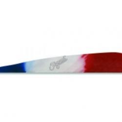 GATEWAY PLUMES NAT 3" PATRIOT BLEU BLANC ROUGE