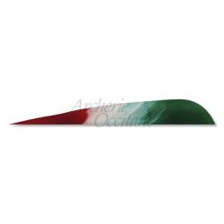 GATEWAY PLUMES NAT 4" PATRIOT ROUGE BLANC VERT