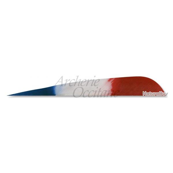 GATEWAY PLUMES NAT 5" PATRIOT BLEU BLANC ROUGE