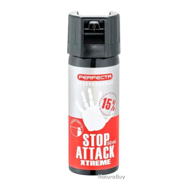 BOMBE STOP ATTACK XTREME GEL POIVRE 50 ML PERFECTA