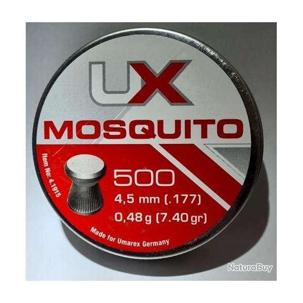 Plombs cal.4,5 plat Umarex Mosquito par 2500